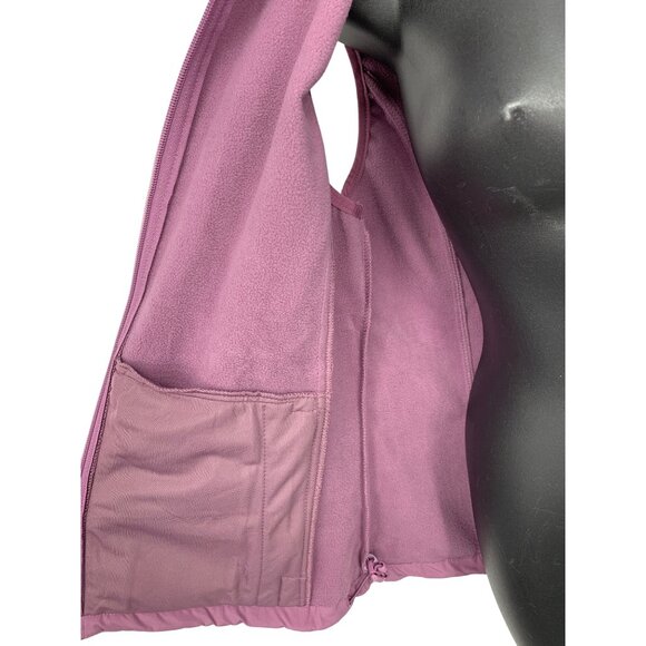 Outdoor Ventures Women Fleece-Lined Vest Medium Pocket Collar Zipper Purple New - Picture 7 of 11